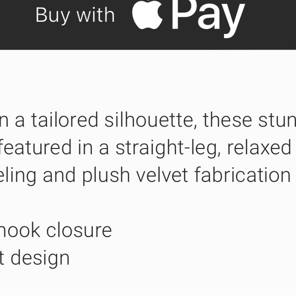 Free People velvet pant - Picture 9 of 10